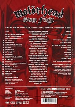 Motorhead - Stage Fright: Live 2004 (2DVD) [Import]: Amazon